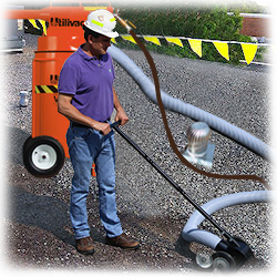 Utiliscope Vacuuming Roof - Gravel Utiliscope Vacuuming Roof - Gravel